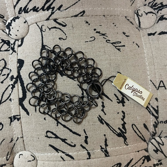 Black link bracelet - Picture 3 of 4